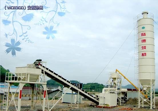 planta de mistura do cimento do solo 85kW, estação 300t/H de mistura concreta