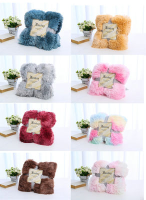 Plush Blanket Velvet Blanket 100% poliéster liso macio Plush Throw