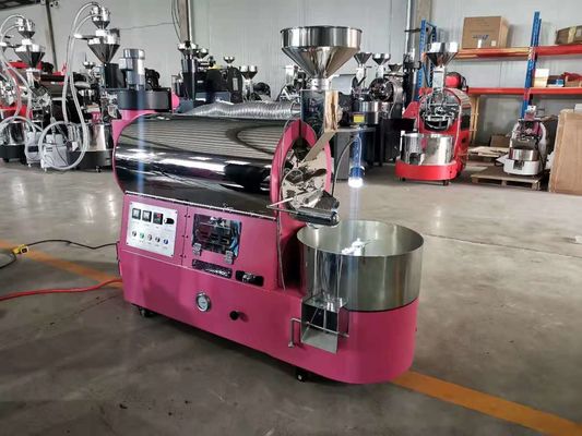 220V 3kg 6kg máquina de torrefação de café dupla parede tambor de aço inoxidável gratuito adicionar medidor de ar / Bluetooth conectar curva de registro artesão