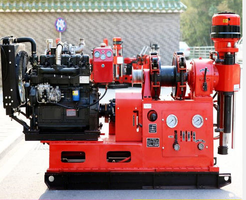 Máquina de perfuração de núcleo geológico rotativo de espinha GXY-360 Max 500m Profundidade Engenharia hidráulica Máquina de perfuração de exploração para rocha Coring água bem Grouting Equipamento de pesquisa ferroviária rodoviária