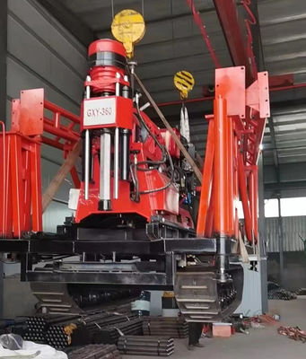 Máquina de perfuração de núcleo geológico rotativo de espinha GXY-360 Max 500m Profundidade Engenharia hidráulica Máquina de perfuração de exploração para rocha Coring água bem Grouting Equipamento de pesquisa ferroviária rodoviária