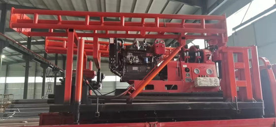 Máquina de perfuração de núcleo geológico rotativo de espinha GXY-360 Max 500m Profundidade Engenharia hidráulica Máquina de perfuração de exploração para rocha Coring água bem Grouting Equipamento de pesquisa ferroviária rodoviária