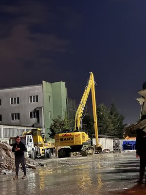 Fábrica OEM Extensão de longo alcance Boom Arm 20-50T Excavadora Boom Long Caterpillar Komastu Volvo Com Rock Hydraulic Break