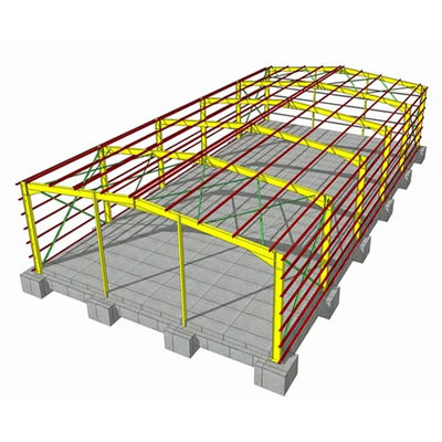 XDEM Estrutura de aço leve pré-fabricada Armazém de produção Oficina de produção Fabricante de galpões de frango