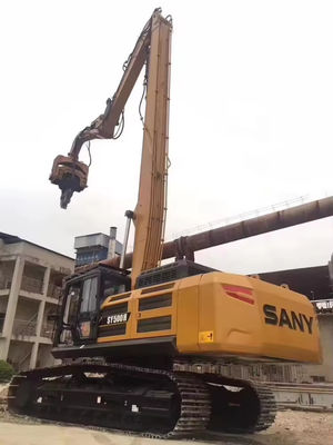 Boom de extensão de empilhamento de escavadeira de 20-60 toneladas personalizado Boom e braço com martelo para escavadeira de construção