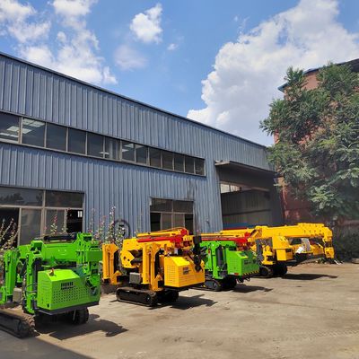 Guindaste móvel versátil para obras de construção 10T 12T Mini guindaste aranha
