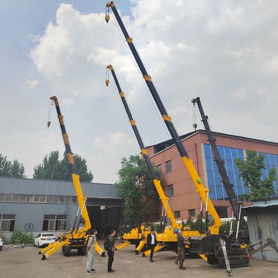Equipamento de construção Telescópica Boom 1Ton-8 Tonhas Aracnídeos guindastes eléctricos de potência dupla