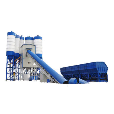 HZS60 de alta potência 60M3H 110kw Fábrica de empilhamento de concreto Fábrica de betão comercial central com misturador
