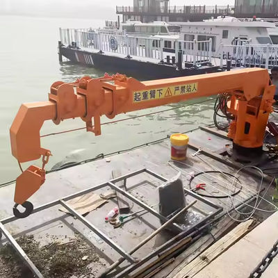 XDEM Guindastes flutuantes Guindastes telescópicos fixos para navios e barcos de pesca a partir do cais