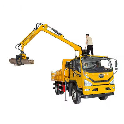 XDEM Multifuntcional Rodante Hidráulico de Boom Grub Grub Crane de Madeira com Chassi Automóvel para Uso Agrícola