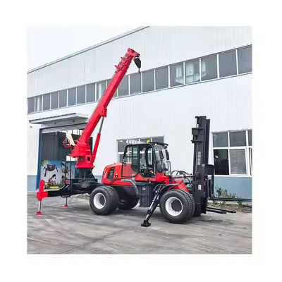 XDEM Guindaste off-road de elevada capacidade de carga em condições de todo o terreno para elevação de cargas pesadas