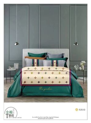 Design moderno 100% de algodão reativo de grapação reativa personalizar roupa de cama