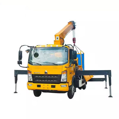 Grãos montados em caminhões XDEM Premium braço reto para construção com rotação de cantilever e tecnologia eletro-hidráulica