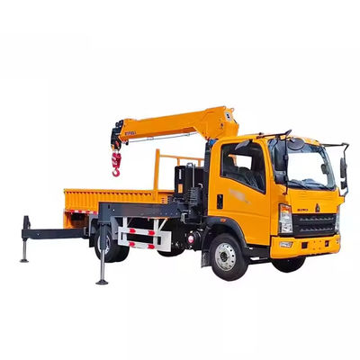 XDEM Alcance e versatilidade aprimorados Howo Brand Dump Truck Guindaste montado com boom telescópico
