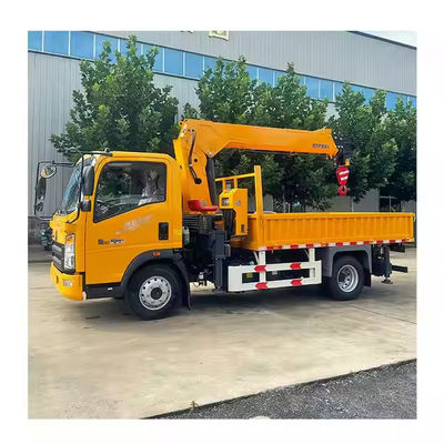 XDEM Alcance e versatilidade aprimorados Howo Brand Dump Truck Guindaste montado com boom telescópico