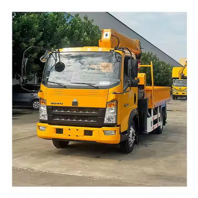 XDEM Alcance e versatilidade aprimorados Howo Brand Dump Truck Guindaste montado com boom telescópico