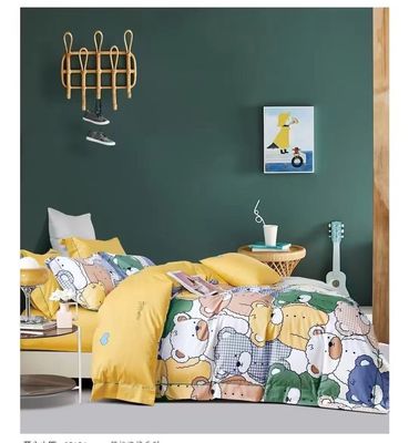 Novo design 100% algodão Reativo Impressão Coberta de colchão Set de roupa de cama de alta qualidade tamanho personalizado