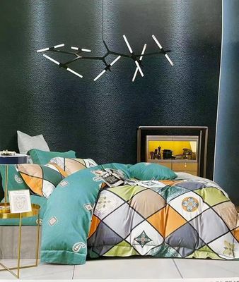 100% de algodão puro novo design impressão reativa cobertor de cobertor de cama tamanho opcional