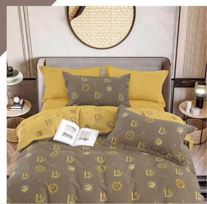 100% de algodão lavado Nova cor de design Jacquard Set de roupa de cama Coberta de cobertor