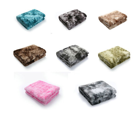 Plush Blanket Velvet Blanket 100% poliéster liso macio Plush Throw