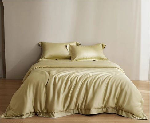 Solid Color 100S Lenzing Tencel Duvet Cover Set de roupa de cama para casa Produto têxtil Dimensões personalizadas