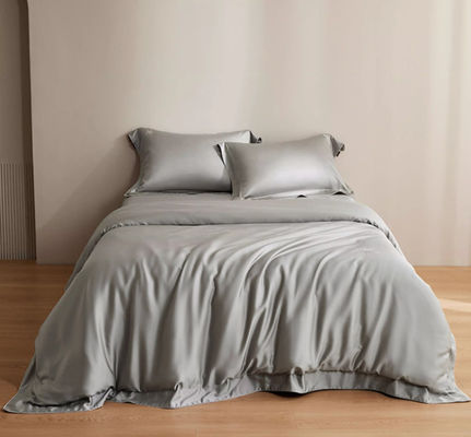 Solid Color 100S Lenzing Tencel Duvet Cover Set de roupa de cama para casa Produto têxtil Dimensões personalizadas