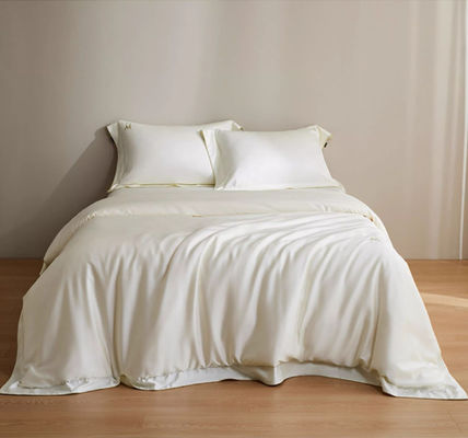Solid Color 100S Lenzing Tencel Duvet Cover Set de roupa de cama para casa Produto têxtil Dimensões personalizadas