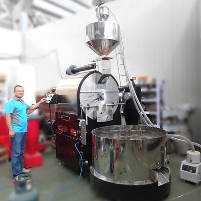 Máquina de torrefação de café industrial para uso na fábrica Máquina de torrefação de café 50kg 60kg com controle PLC