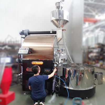 Máquina de torrefação de café industrial para uso na fábrica Máquina de torrefação de café 50kg 60kg com controle PLC