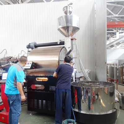 Máquina de torrefação de café industrial para uso na fábrica Máquina de torrefação de café 50kg 60kg com controle PLC