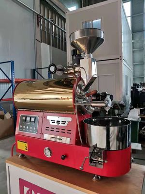 Gas Industrial 1kg 2kg 3kg 6kg Pequena empresa Máquina de torrefação de grãos de café com GNL GNL de baixo consumo Domicílio