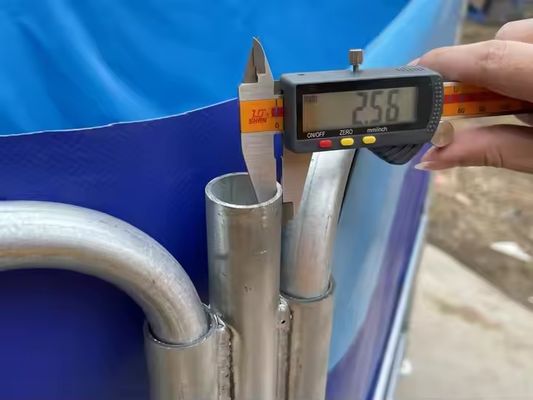 XDEM Agricultura PVC dobrável tanques quadrados lonas de cultura quadrado lago de peixe forma retangular para a fazenda de peixe
