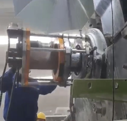 Torno Portátil CE para Extremidades de Eixo de Revista para Rolamentos 100-300mm 200-400mm Torno Portátil