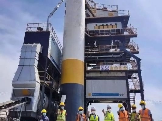 Usina de asfalto móvel de 80t/h, usina de mistura de asfalto chinesa, alta eficiência