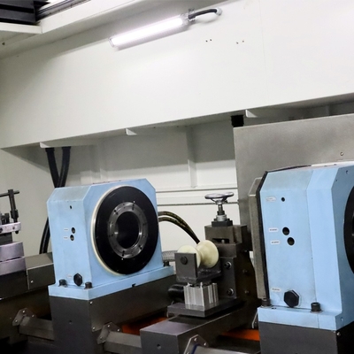 Torno CNC de fuso duplo com motor elétrico de 5,5kW, 380V