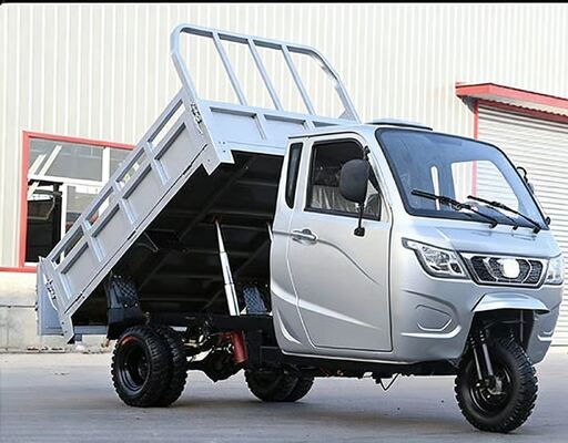 Scooter de carga de três rodas com motor a gasolina de 300 cc, com capacidade de carga de 1500 kg e motor refrigerado a água