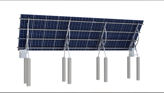 Suporte galvanizado do painel solar da montagem à terra & fechamento seguro anti-roubo, ajuste 300w-20kw módulos fotovoltaicos ao ar livre equipamento de montagem fotovoltaica