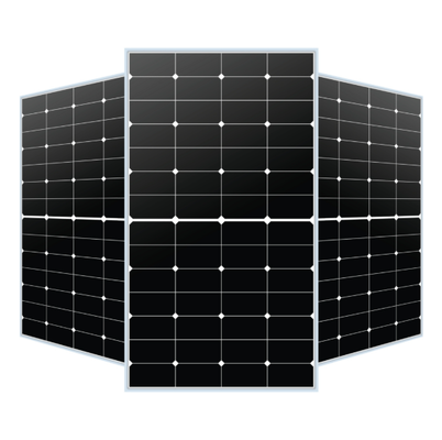 Painel solar de alta eficiência 15%-22% Taxa de conversão 300W-20KW Potência de saída para módulo fotovoltaico de instalação no telhado ou no solo