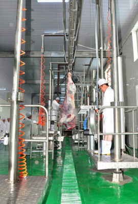 Equipamento de abate de aço inoxidável com controlo PLC e norma GB para uma transformação eficiente da carne