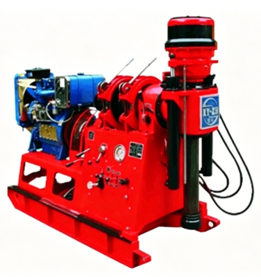 Equipamento geológico hidráulico da broca do eixo do equipamento de perfuração do núcleo da rocha de XDEM Chongtan XY-2B 530m para a perfuração do poço de água da amostragem do solo que reboca a construção do furo