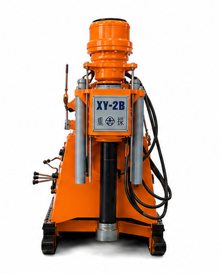 XDEM Chongtan XY-2B Tipo de fuso Rig de perfuração do núcleo 530m Máquina de perfuração de exploração geológica Máquina de perfuração de poço de água de 300mm Máquina de perfuração de poço de água de micro-pilha com combustível diesel e eletricidade