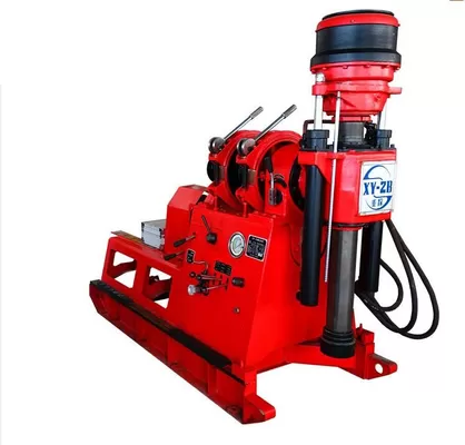 Equipamento geológico hidráulico da broca do eixo do equipamento de perfuração do núcleo da rocha de XDEM Chongtan XY-2B 530m para a perfuração do poço de água da amostragem do solo que reboca a construção do furo