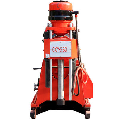 Máquina de perfuração de núcleo geológico rotativo de espinha GXY-360 Max 500m Profundidade Engenharia hidráulica Máquina de perfuração de exploração para rocha Coring água bem Grouting Equipamento de pesquisa ferroviária rodoviária
