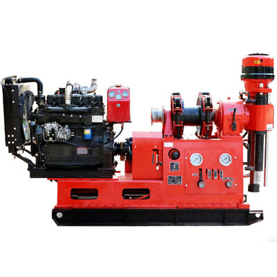 Máquina de perfuração de núcleo geológico rotativo de espinha GXY-360 Max 500m Profundidade Engenharia hidráulica Máquina de perfuração de exploração para rocha Coring água bem Grouting Equipamento de pesquisa ferroviária rodoviária