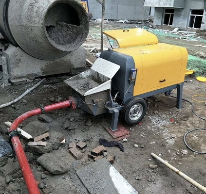 bomba de entrega concreta 10 de 30kw XDEM - 45 medidores cúbicos arrastam a bomba