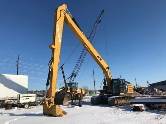 Fábrica OEM Extensão de longo alcance Boom Arm 20-50T Excavadora Boom Long Caterpillar Komastu Volvo Com Rock Hydraulic Break