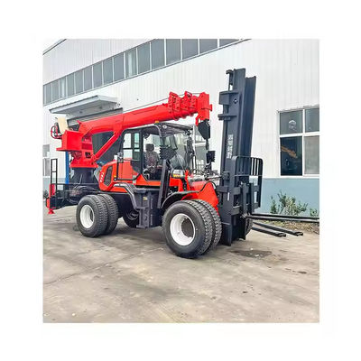 XDEM Guindaste off-road de elevada capacidade de carga em condições de todo o terreno para elevação de cargas pesadas