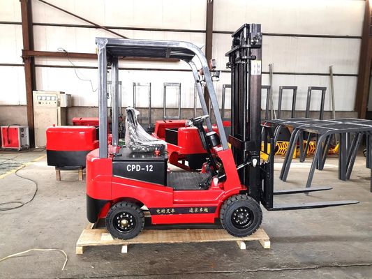 11km/H 2 Ton Electric Forklift, empilhadeira 120Ah a pilhas